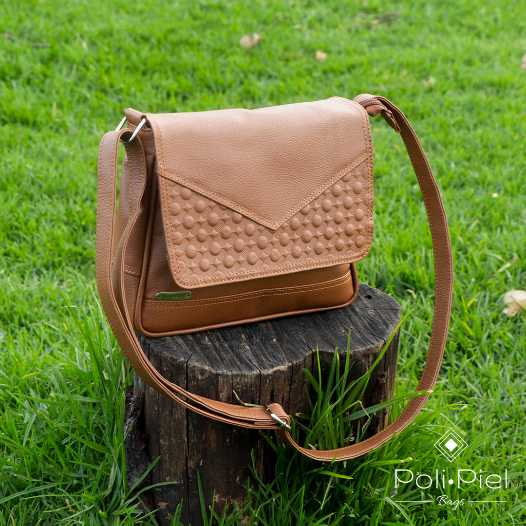 Ámbar: Bolso en cuero manos libres