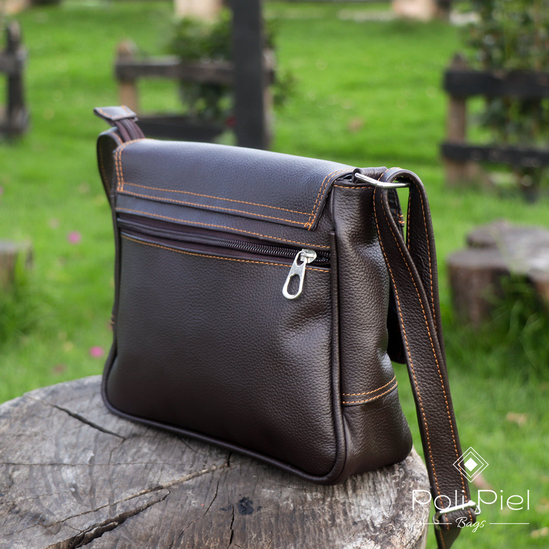 Ámbar: Bolso en cuero manos libres