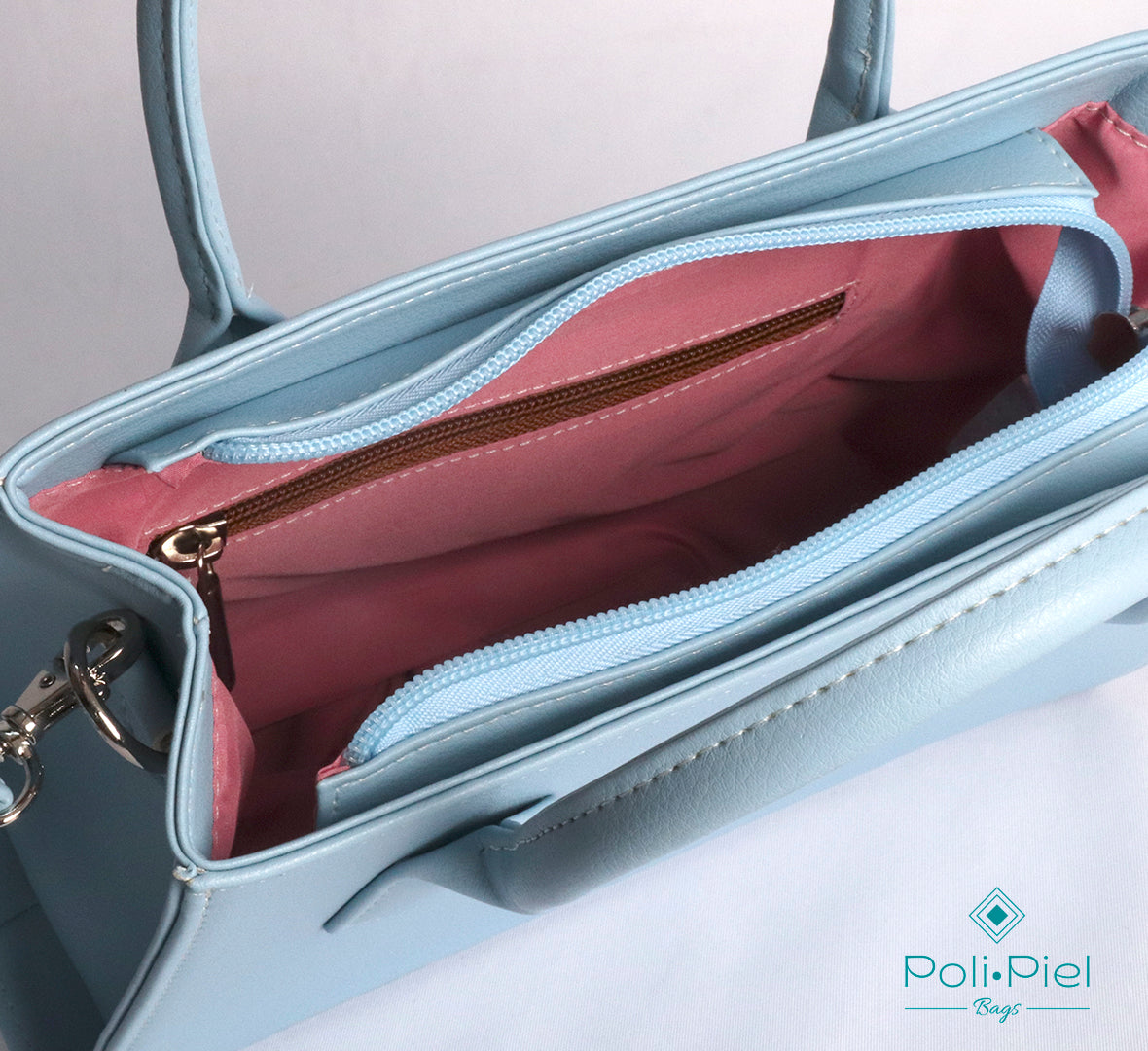 Pink: bolso pastel en microfibra para un look delicado y moderno