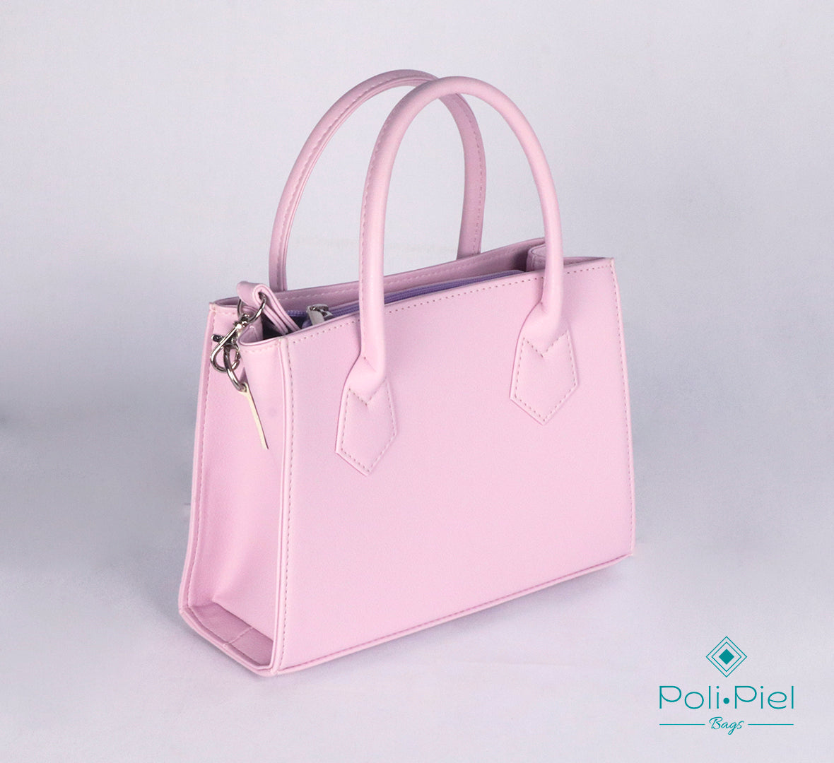 Pink: bolso pastel en microfibra para un look delicado y moderno