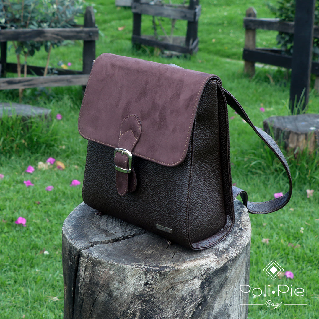 Morral Manhattan En Cuero