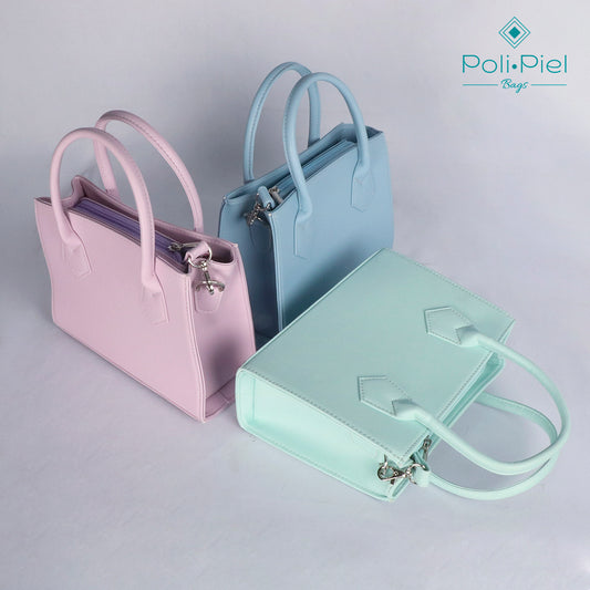 Pink: bolso pastel en microfibra para un look delicado y moderno